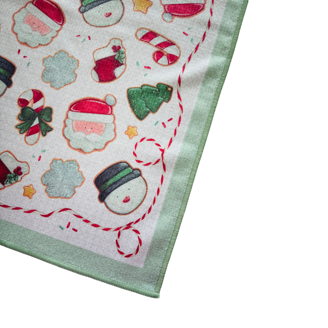 Christmas Cookies Double-Sided Tea Towel