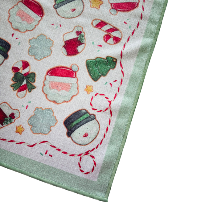 Christmas Cookies Double-Sided Tea Towel