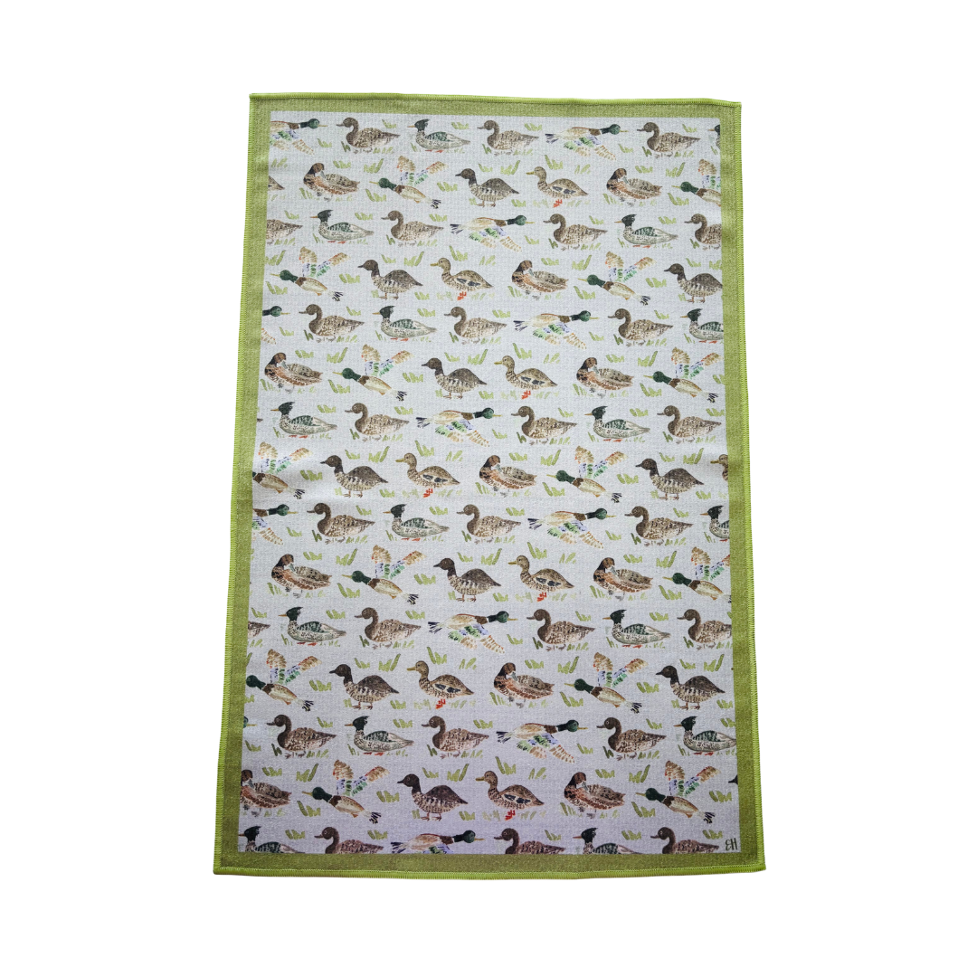 Duck, Duck Double-Sided Tea Towel