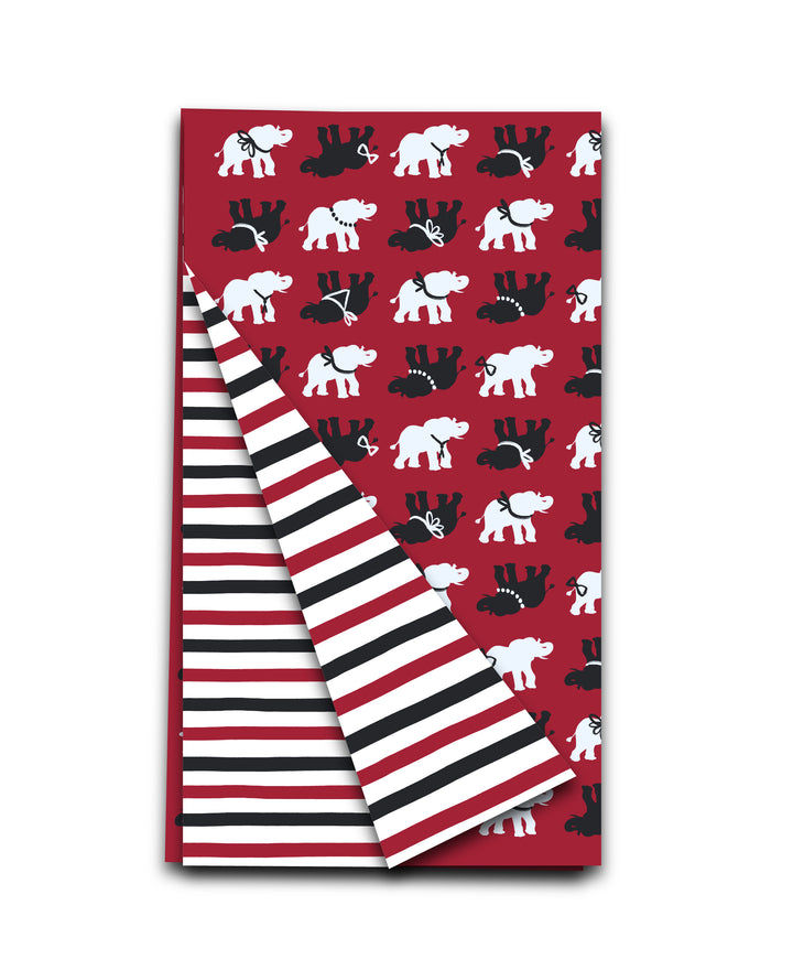 Spirit Elephant Double-Sided Tea Towel