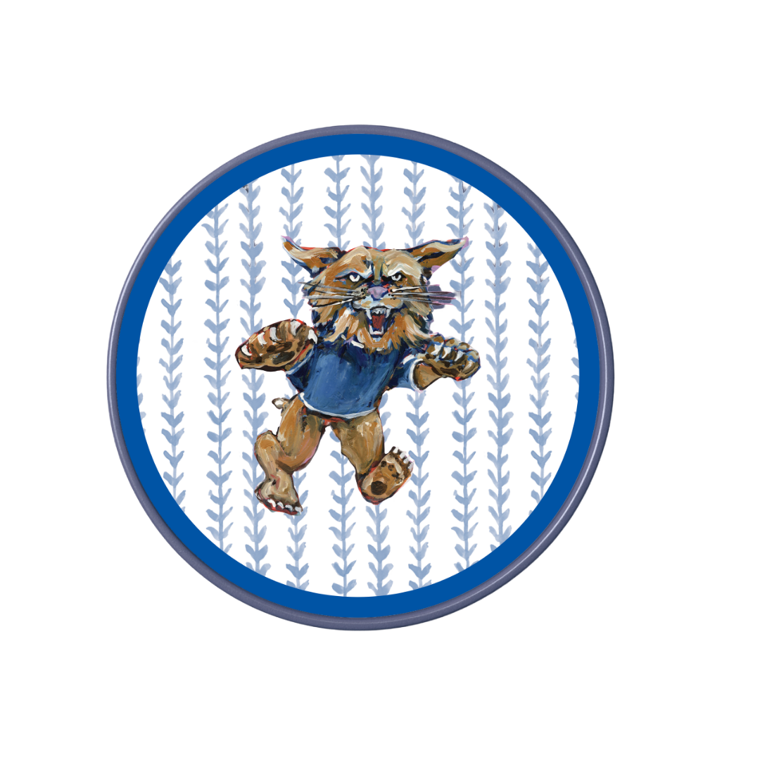 Blue Cat Game Day Art Pop