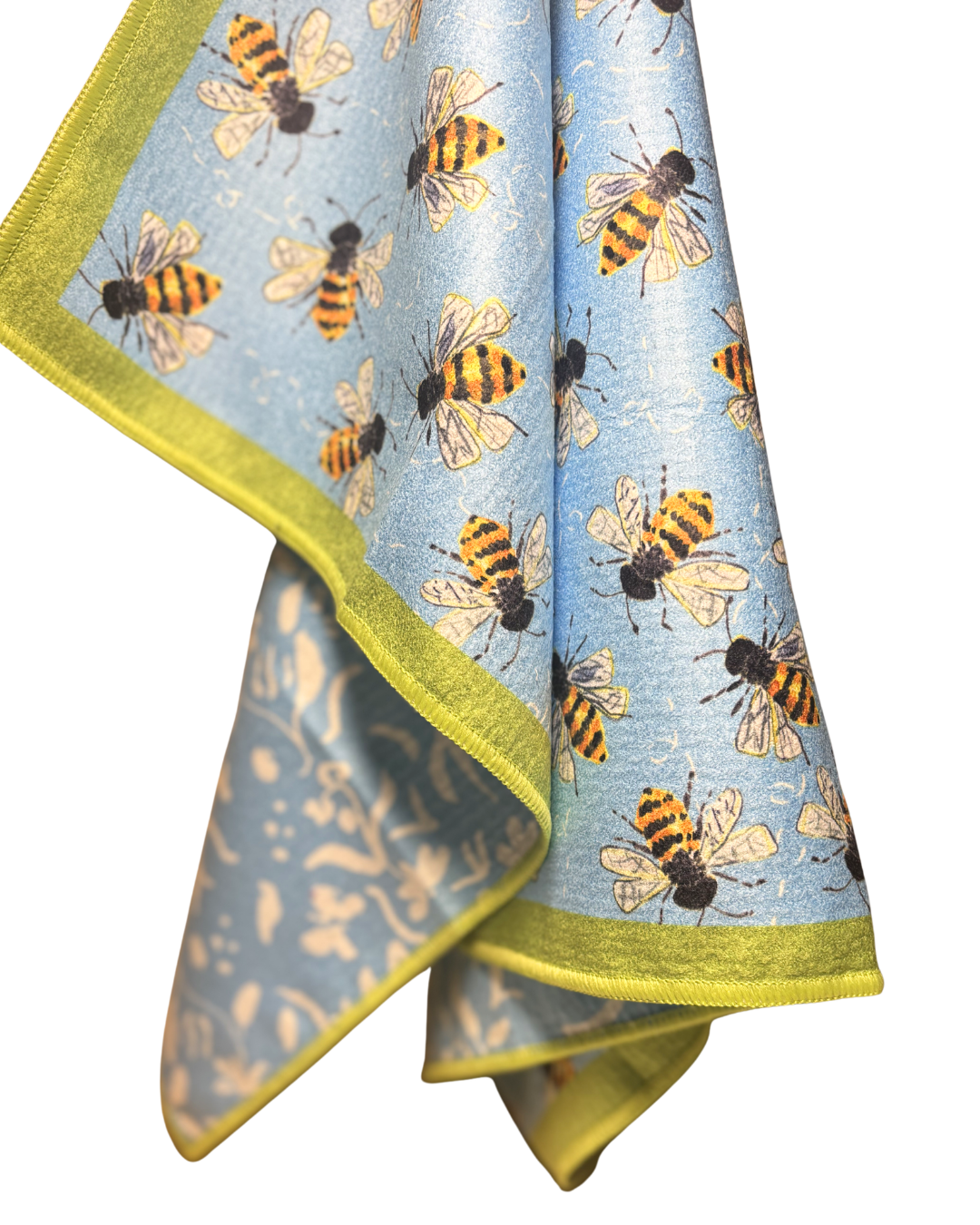 Bee Happy Double-Sided Tea Towel
