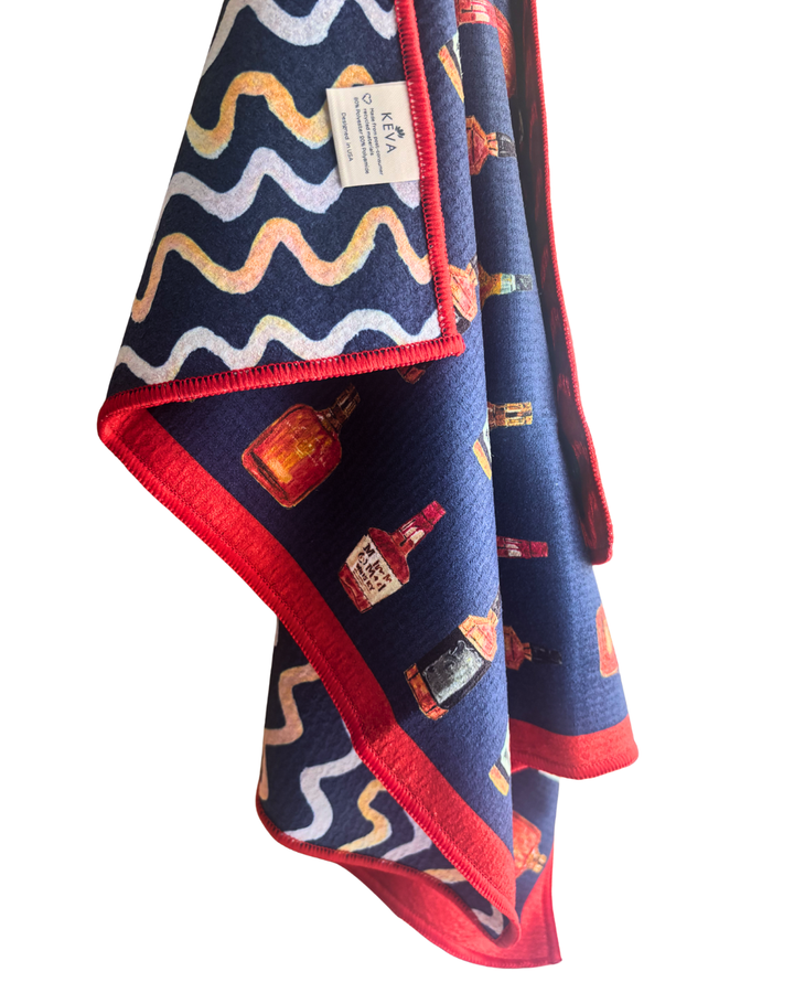 Bourbon Trail Double-Sided Tea Towel