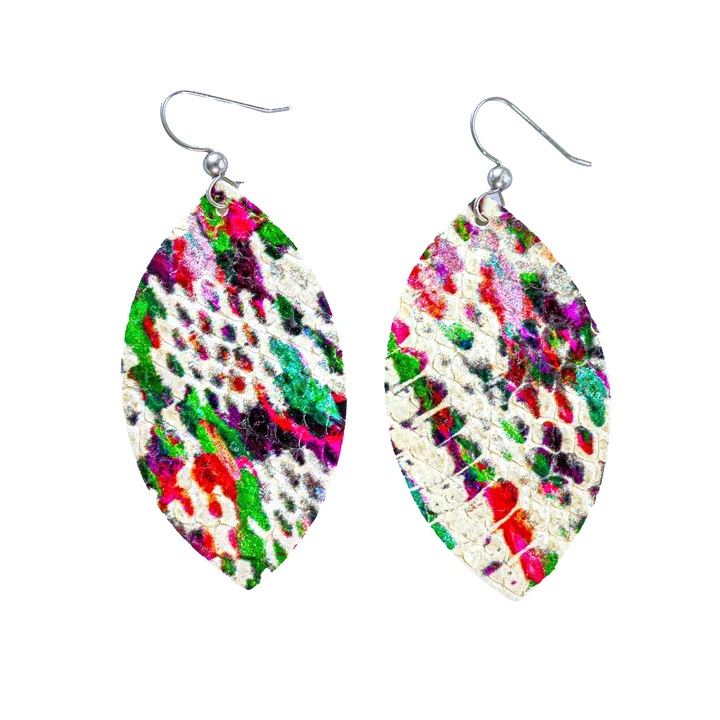 Brazilia Leather Earrings