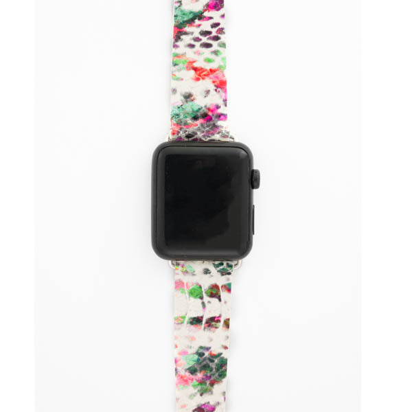 succulent apple watch band Pink and Green Delight Watch Band, Small (fits wrist size from 5.5"-7.5") / 38mm-40mm / Gold
