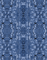 Amina Indigo Double-Sided Tea Towel