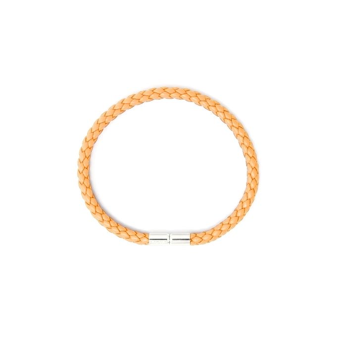 Light Orange Braided Bracelet