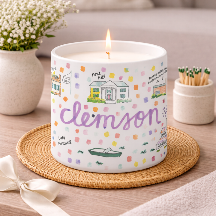 Clemson Candle