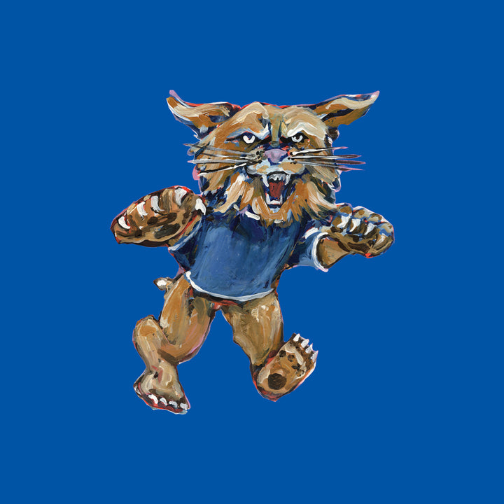 Blue Cat Game Day Coasters