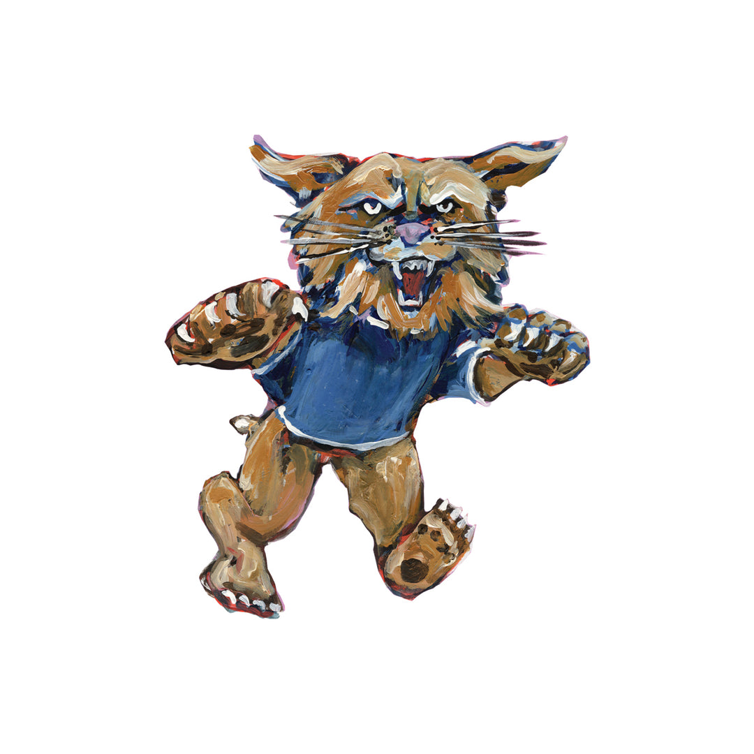 Blue Cat Game Day Coasters