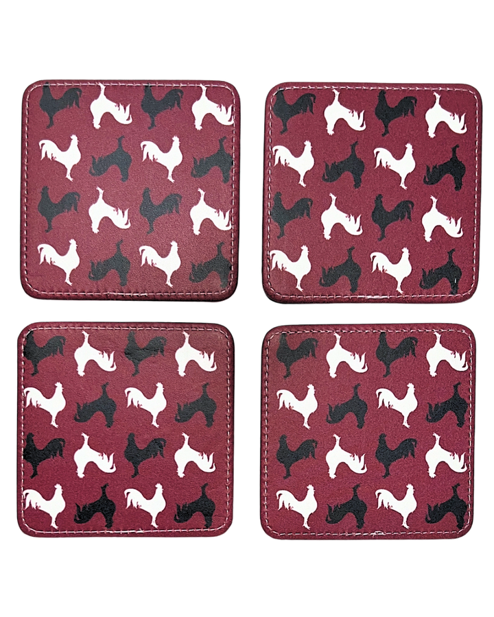Spirit Gamecock Coasters, Set of 4