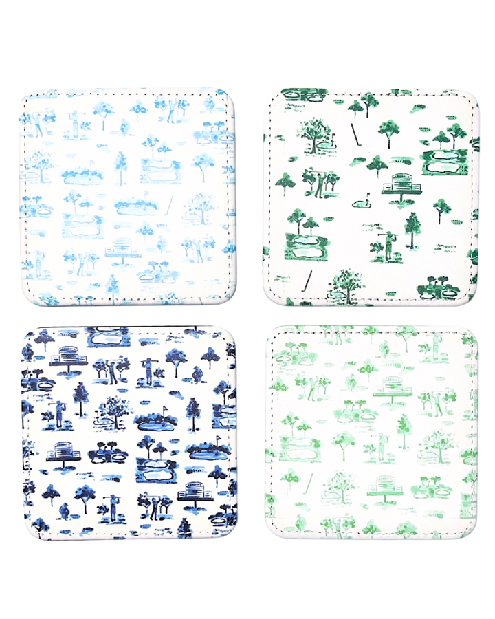 Tee Time Coasters Set of 4
