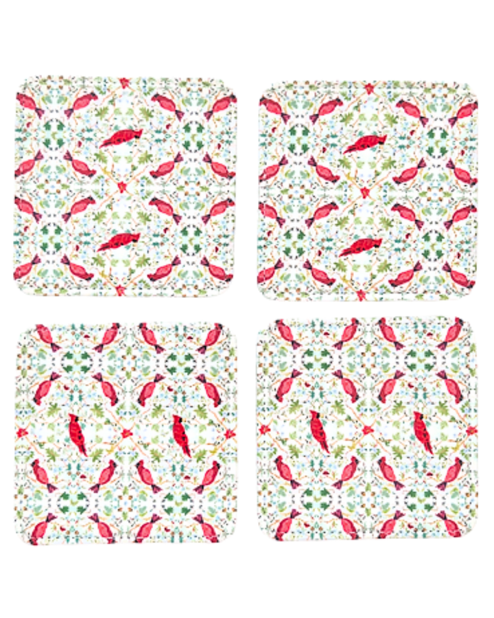 Songbird Coasters, Set of 4