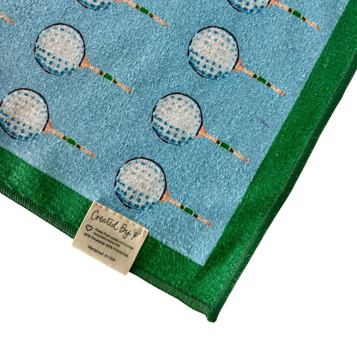 Tee Time Double-Sided Tea Towel