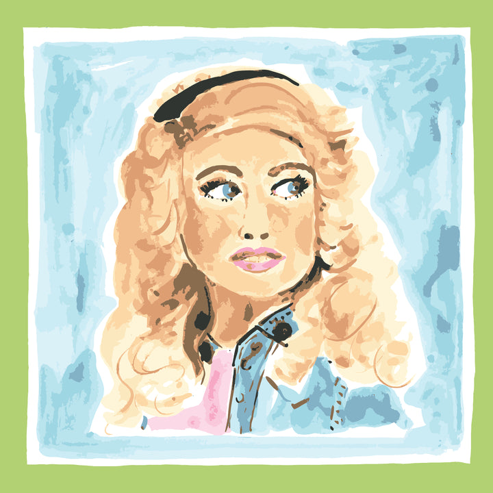 We Love Dolly Coasters, Set of 4