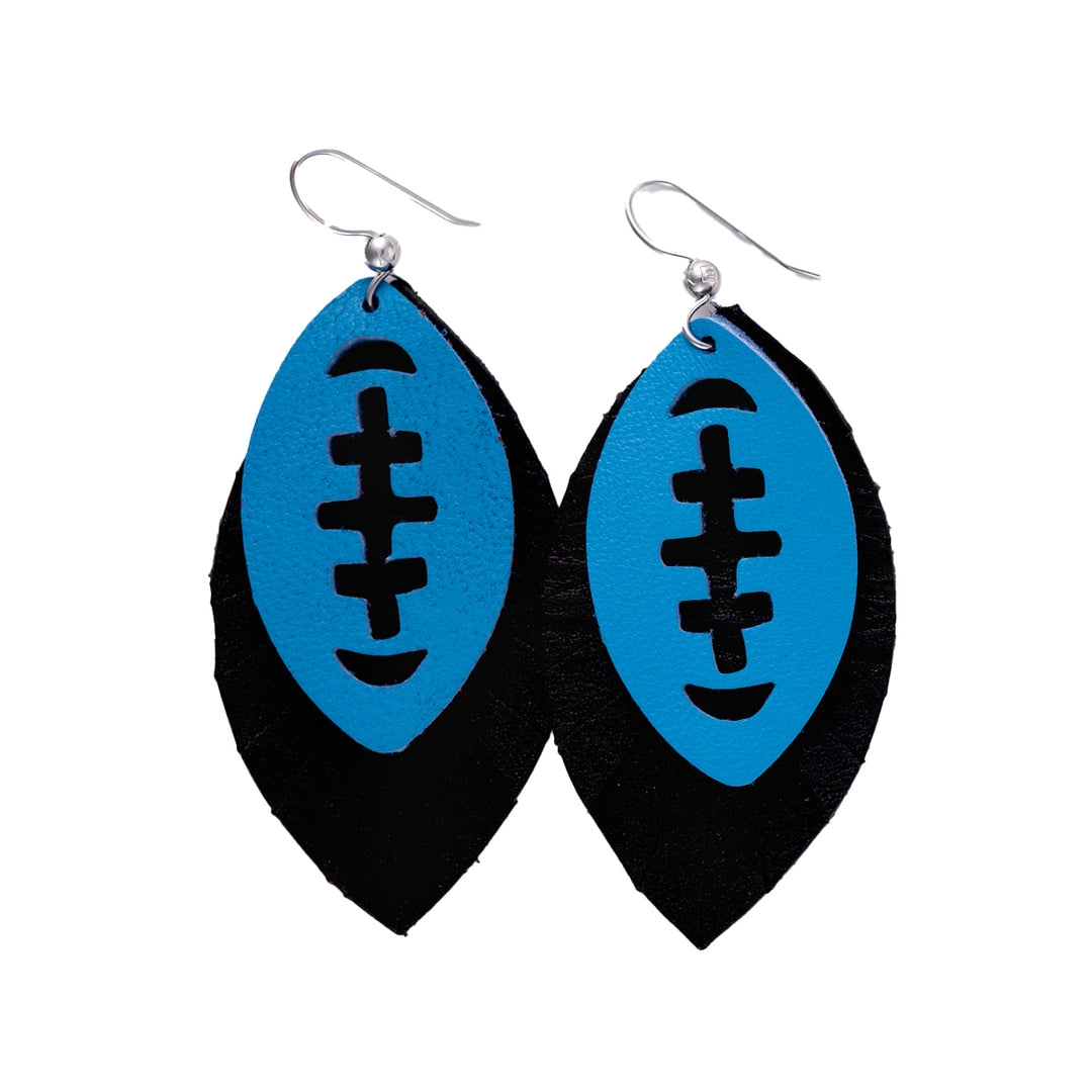 Touchdown Football Layered Earrings