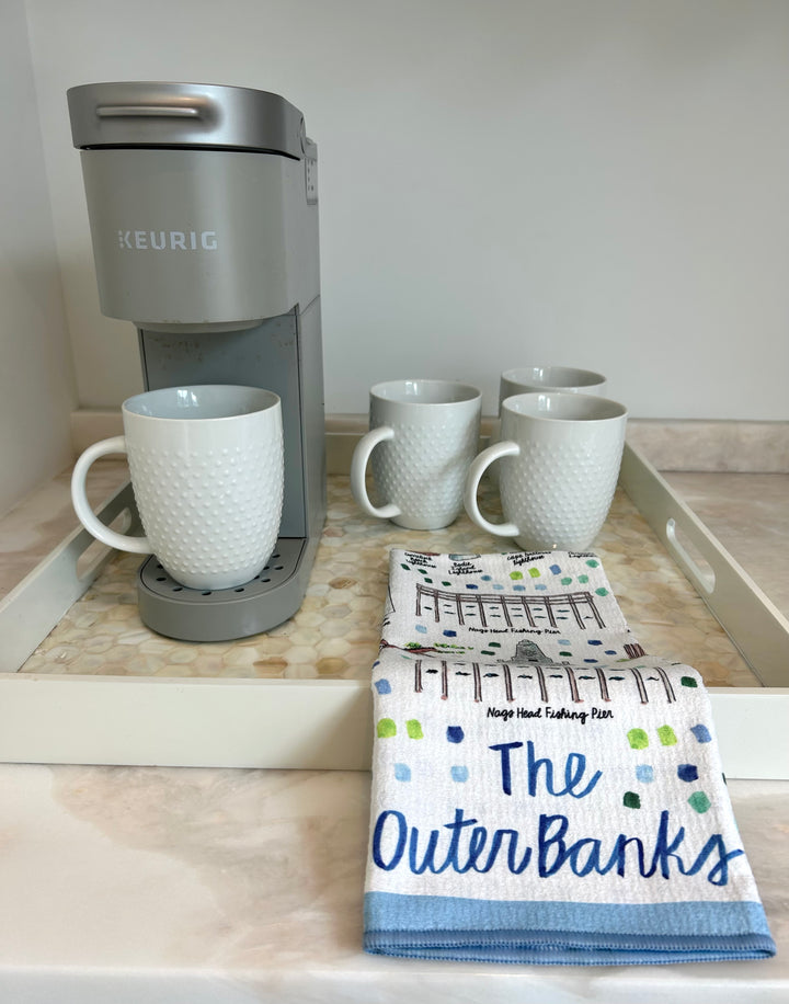 The Outer Banks, NC Double-Sided Tea Towel