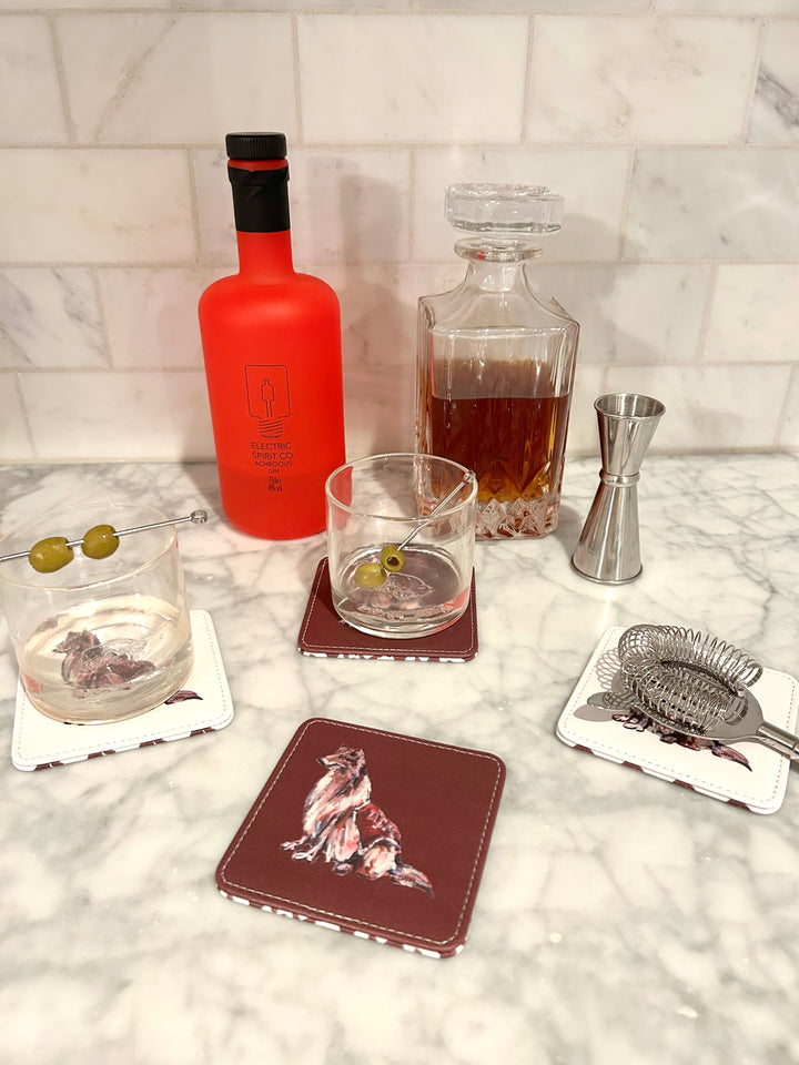 Collie Game Day Coasters