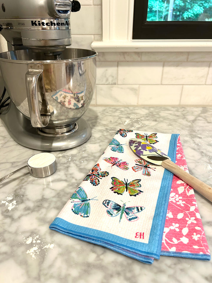 Summerfly Double-Sided Tea Towel