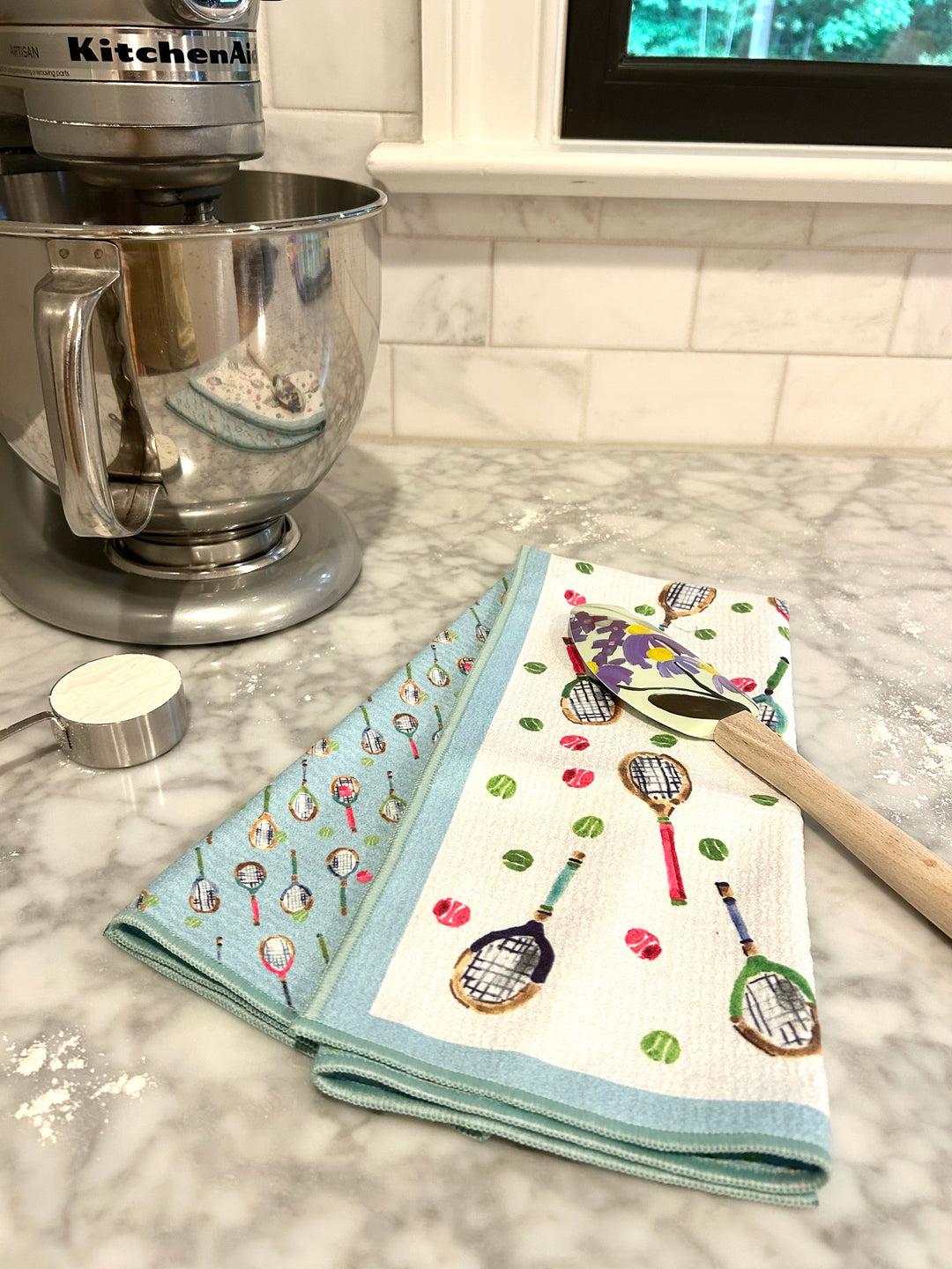 Serve It Up Double-Sided Tea Towel