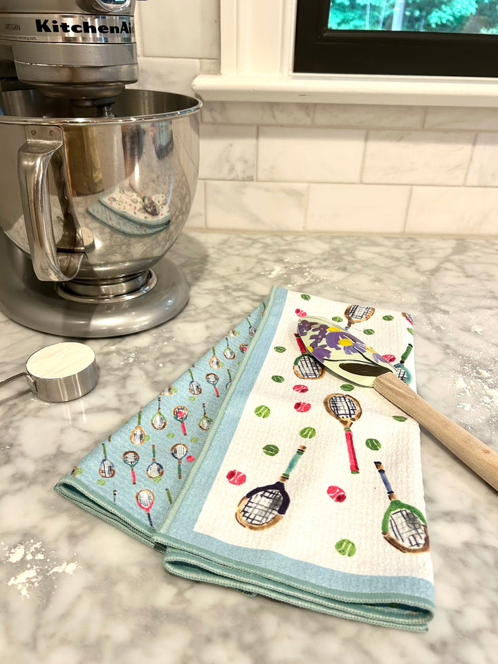 Serve It Up Double-Sided Tea Towel