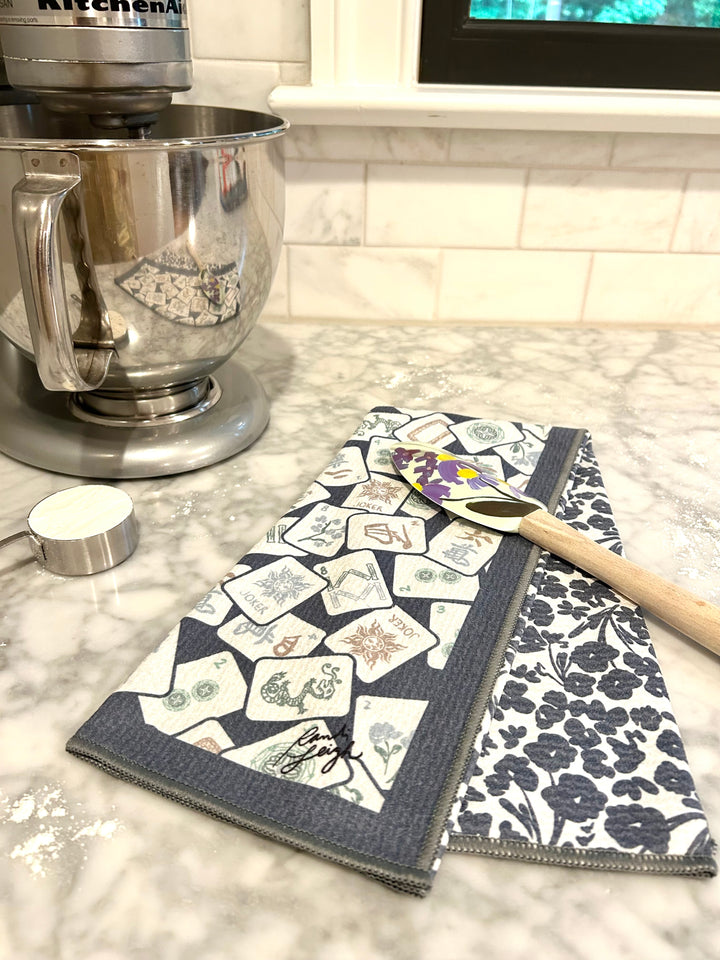 Bam + Bloom Double-Sided Tea Towel