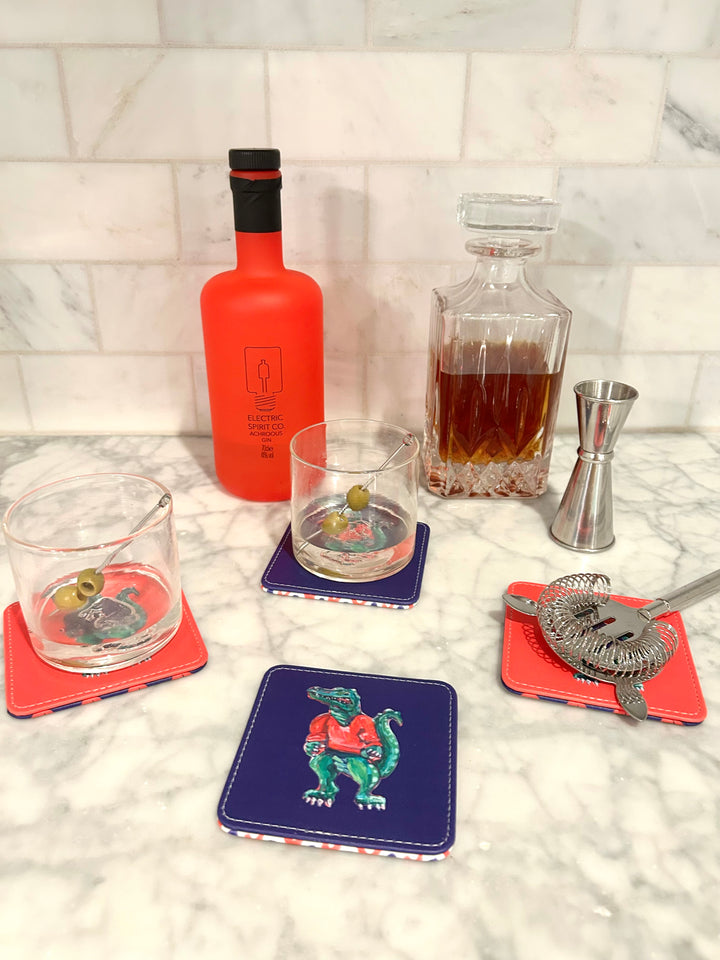 Alligator Game Day Coasters