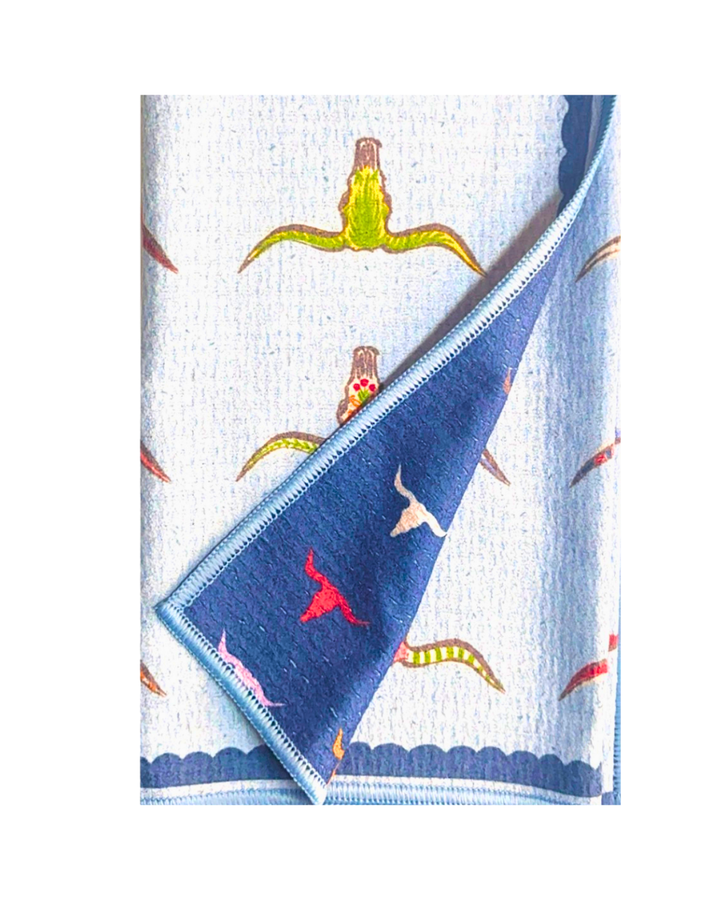Longhorn Double-Sided Tea Towel