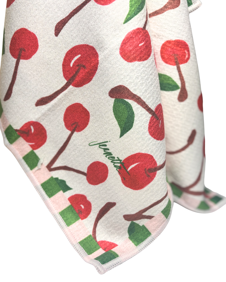 Mon Cheri Double-Sided Tea Towel