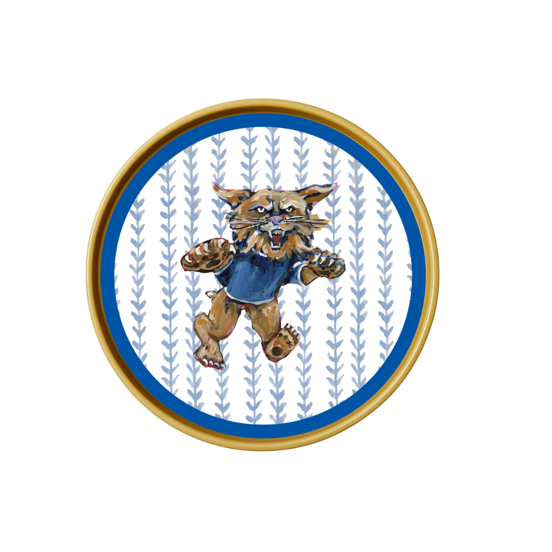 Blue Cat Game Day Art Pop