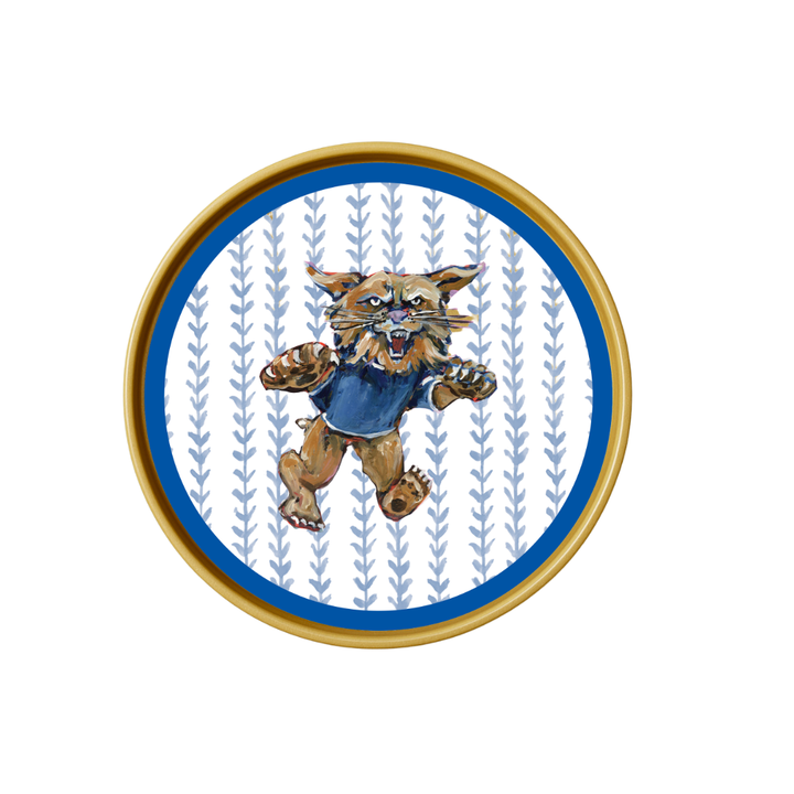 Blue Cat Game Day Art Pop