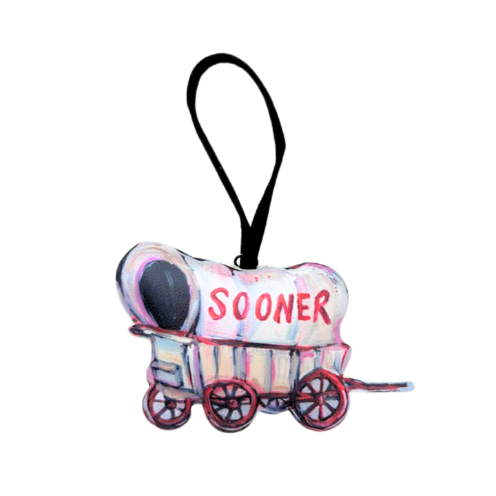Covered Wagon Game Day Ornament