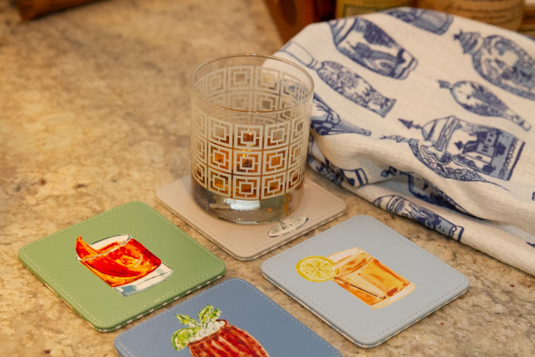 Shaken, Not Stirred Coasters, Set of 4