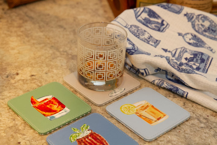 Shaken, Not Stirred Coasters, Set of 4
