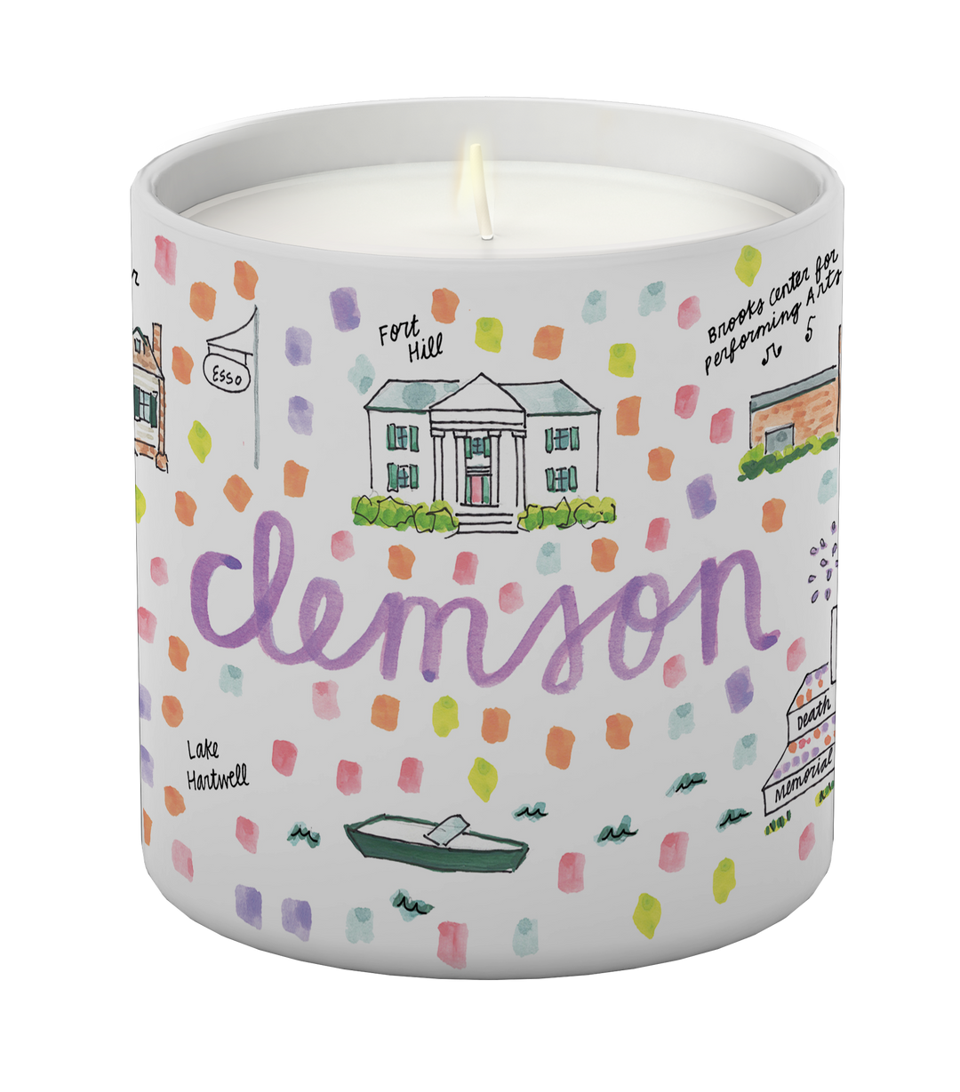 Clemson Candle