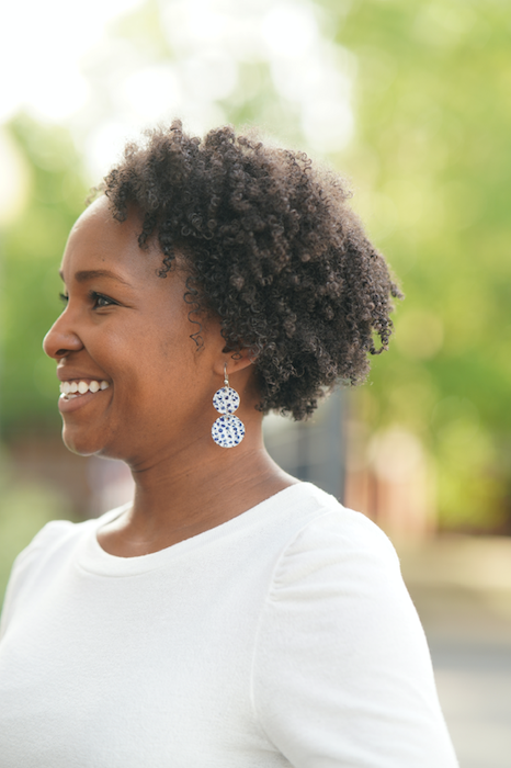 Blue Pearl Cascade Earrings