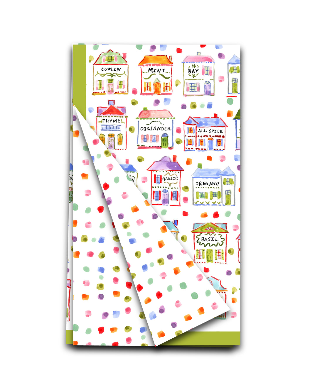 Spice Village Double-Sided Tea Towel