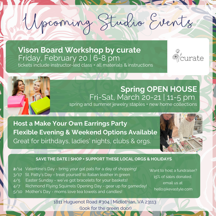 Upcoming Studio Events