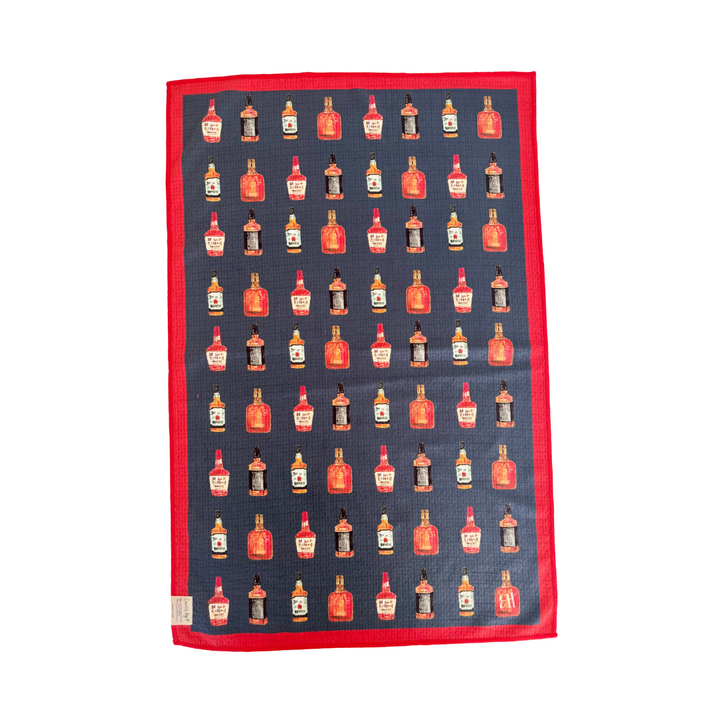 Bourbon Trail Double-Sided Tea Towel