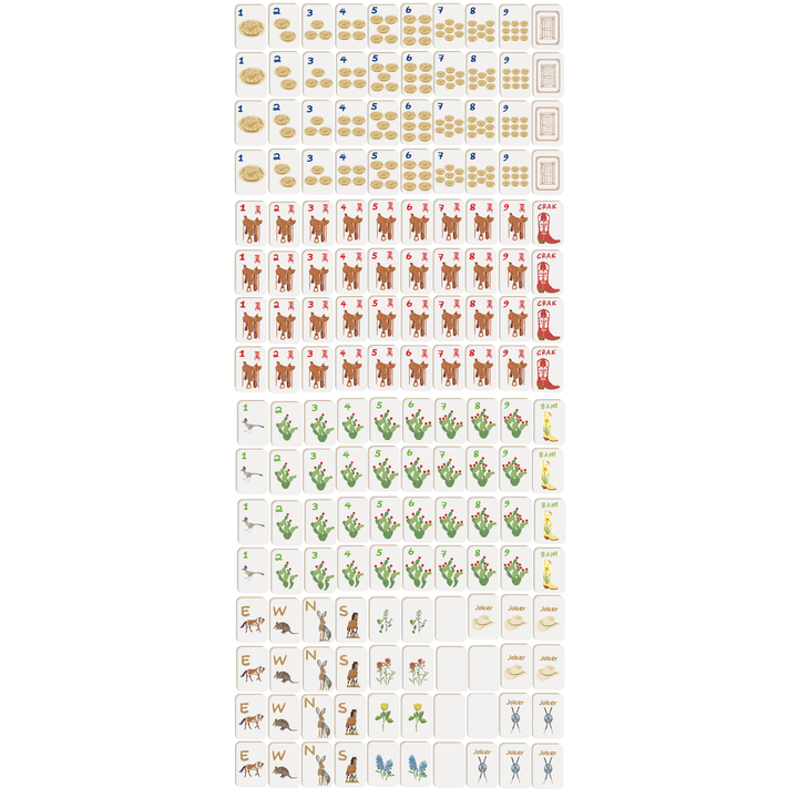 Out West Mahjong Tiles (Preorder)
