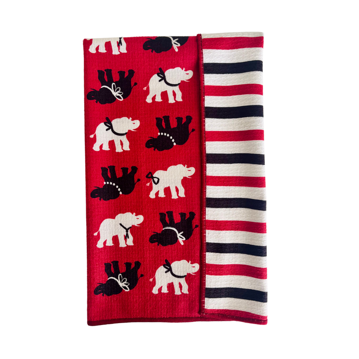 Spirit Elephant Double-Sided Tea Towel