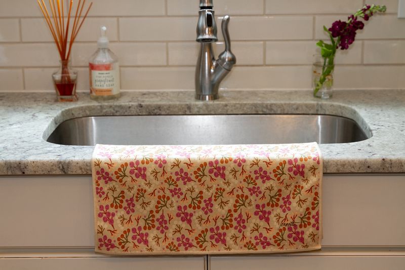 Berry Punch Double-Sided Tea Towel