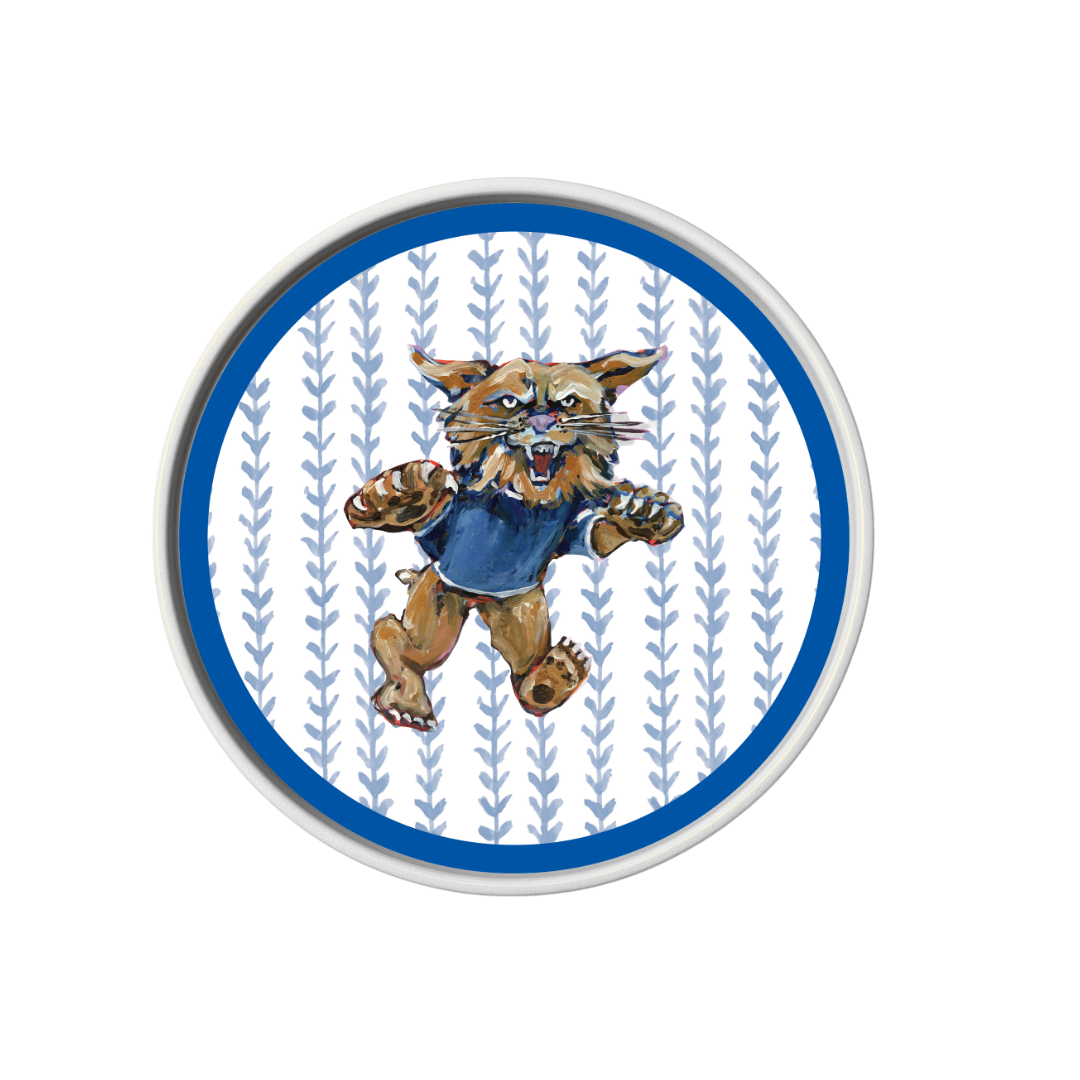 Blue Cat Game Day Art Pop