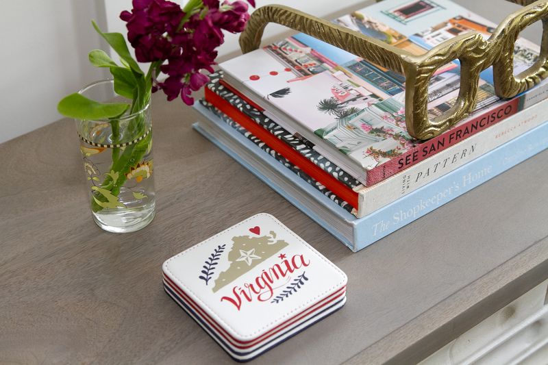 Virginia Love Coasters, Set of 4