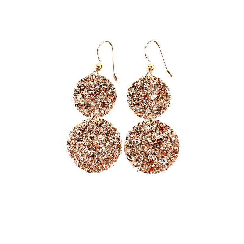 Sparkle in Gold Cascade Earrings