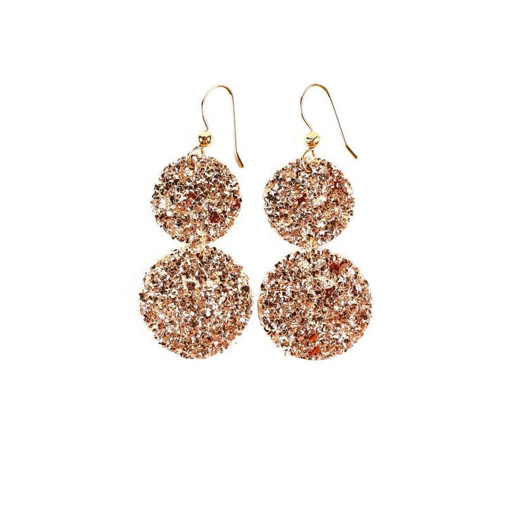 Sparkle in Gold Cascade Earrings