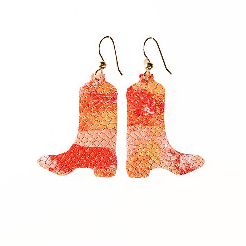 Sunset Boots Earrings