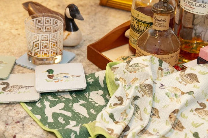 Duck, Duck Double-Sided Tea Towel