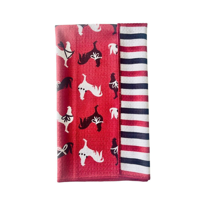 Spirit Gamecock Double-Sided Tea Towel