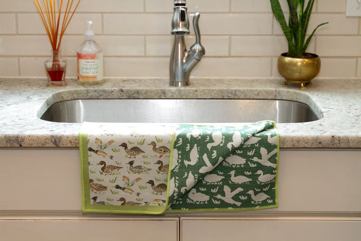 Duck, Duck Double-Sided Tea Towel